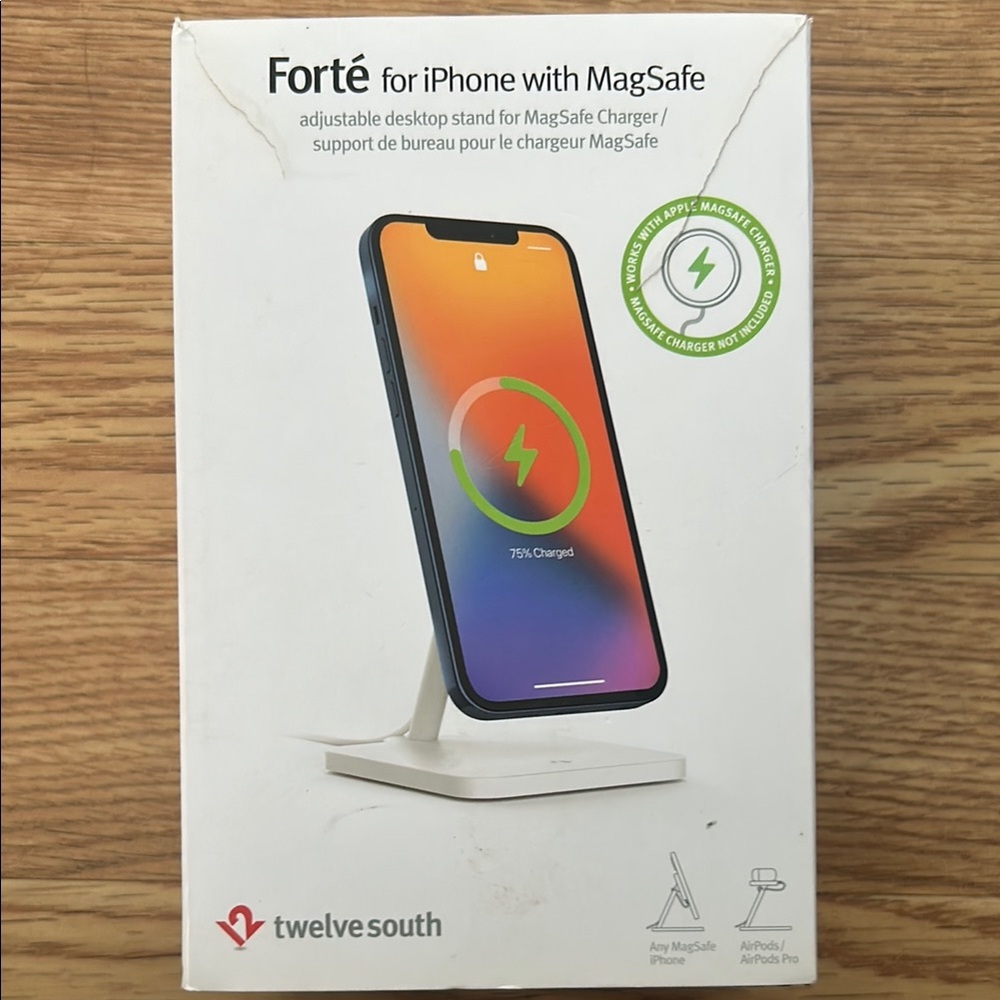 Twelve South Forté iPhone Stand with MagSafe NIB (opened)